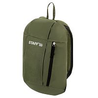 Рюкзак STAFF AIR, 40х23х16 см, компактный, хаки