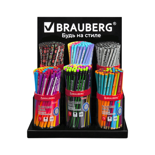 Подставка под ручки и карандаши в тубах BRAUBERG, металл, 6 отделений, 32x30x21 см фото 4
