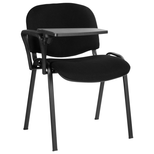 Стол (пюпитр) для стула NO NAME "ИЗО", для конференций, складной, пластик/металл, черный фото 3