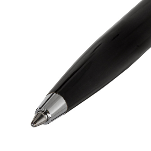 Ручка подарочная шариковая GALANT "ACTUS", корпус серебристый с черным, детали хром, синяя фото 7