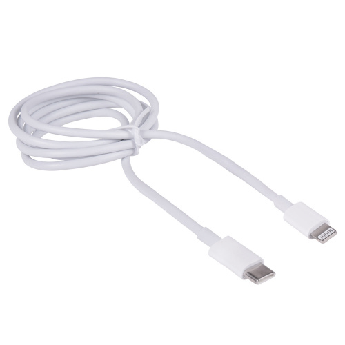 Кабель USB Type-C-Lightning SONNEN, с поддержкой быстрой зарядки для iPhone белый, 1м, медный фото 4