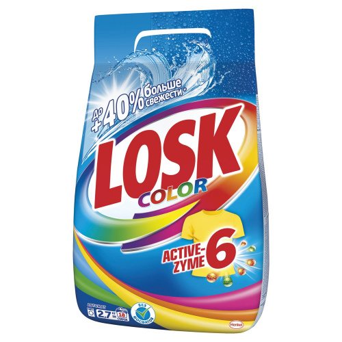 Стиральный порошок автомат LOSK Color, 2,7 кг фото 2