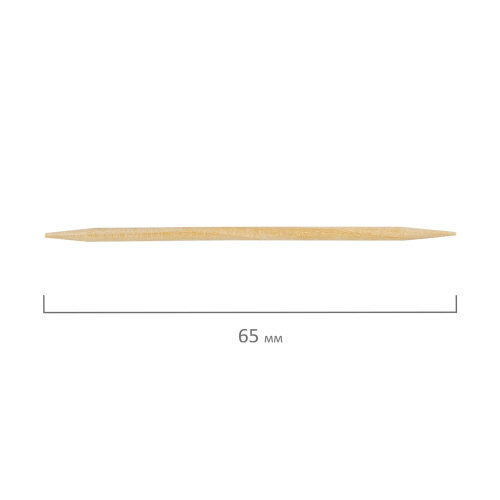 Зубочистки деревянные БЕЛЫЙ АИСТ, 190 штук в диспенсере с крышкой фото 4