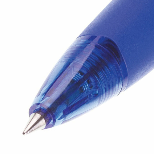 Ручка шариковая масляная автоматическая PILOT "Rex Grip", линия письма 0,32 мм, синяя фото 2