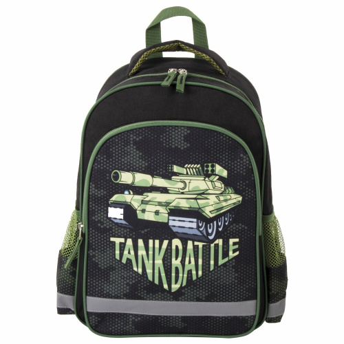 Рюкзак ПИФАГОР Tank, 38х28х14 см, для начальной школы фото 8