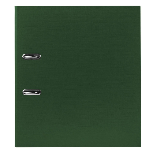 Папка-регистратор BRAUBERG 70 мм, с покрытием из ПВХ, зеленая фото 2