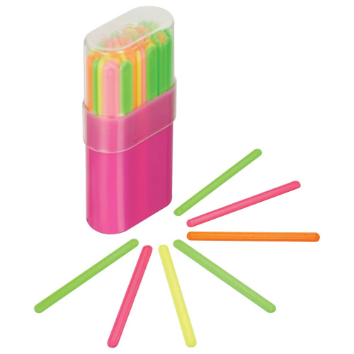 Счетные палочки СТАММ, 30 шт., многоцветные, в пластиковом пенале