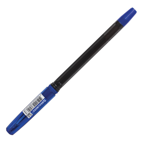 Ручка шариковая масляная с грипом BRAUBERG "i-Rite GT PRO", корпус тонирирован, узел 0,4 мм, синяя фото 4