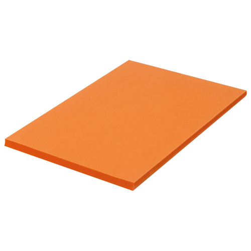 Бумага цветная BRAUBERG, А4, 80 г/м2, 100 л., интенсив, оранжевая, для офисной техники фото 2
