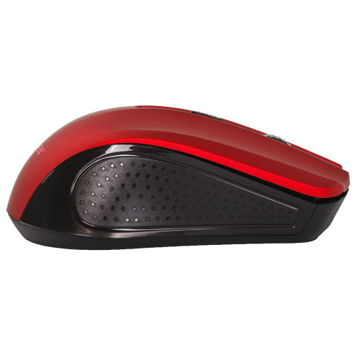 Мышь беспроводная SONNEN V99, USB, 800/1200/1600 dpi, 4 кнопки, оптическая, красная фото 6