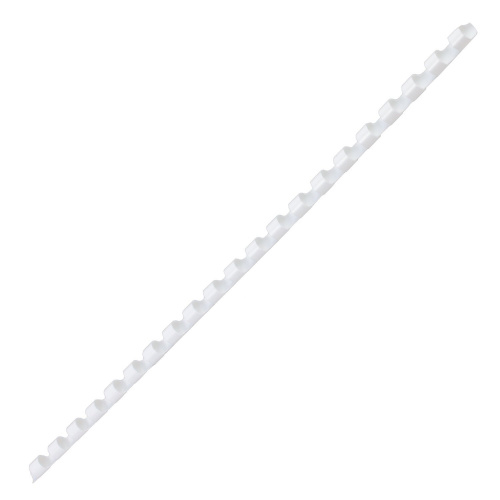 Пружины пластиковые для переплета BRAUBERG, 100 шт., 6 мм, белые фото 9