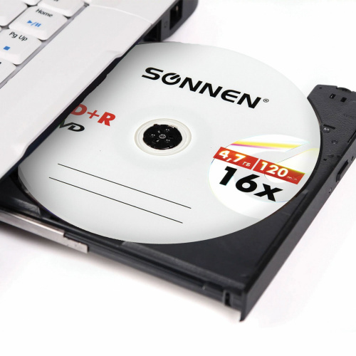 Диски DVD+R SONNEN, 4,7 Gb, 16x, 25 шт. фото 5