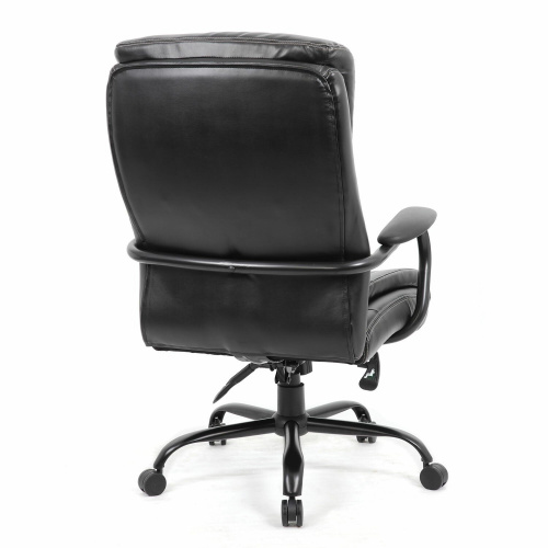 Кресло офисное BRABIX PREMIUM "Heavy Duty HD-004", до 200 кг, экокожа, черное фото 2