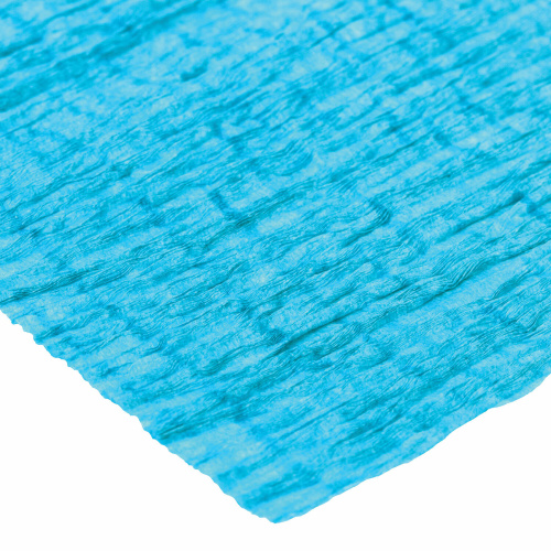Бумага гофрированная (креповая) BRAUBERG, 32 г/м2, голубая, 50х250 см, в рулоне фото 5