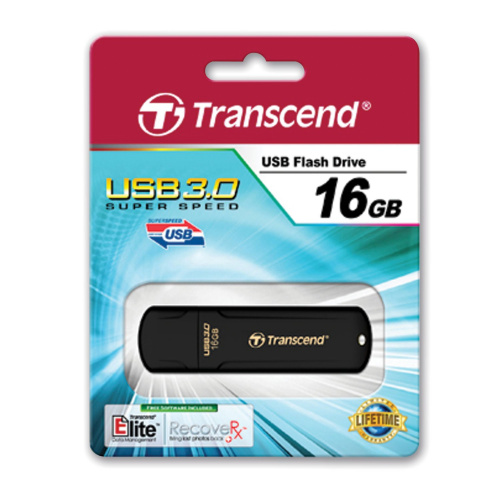 Флеш-диск TRANSCEND Jet Flash 700, 16 GB, USB 3.0, черный фото 2