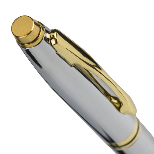 Ручка подарочная шариковая BRAUBERG "De Luxe Silver", корпус серебристый, линия письма 0,7 мм, синяя фото 6