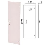 Дверь "Фея", "Монолит", 365х1175х5 мм, без фурнитуры, стекло, тонированное, средняя