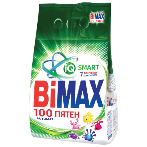 Стиральный порошок "BiMax" Автомат 100 пятен Двойной эффект 3 кг фото 2