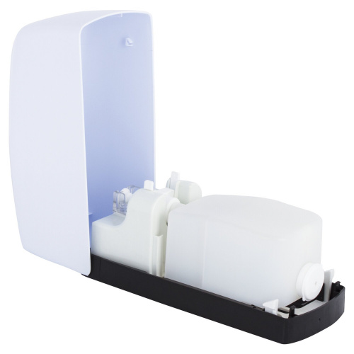 Диспенсер для жидкого мыла LAIMA PROFESSIONAL ORIGINAL, 1 л, белый, ABS-пластик, наливной фото 6