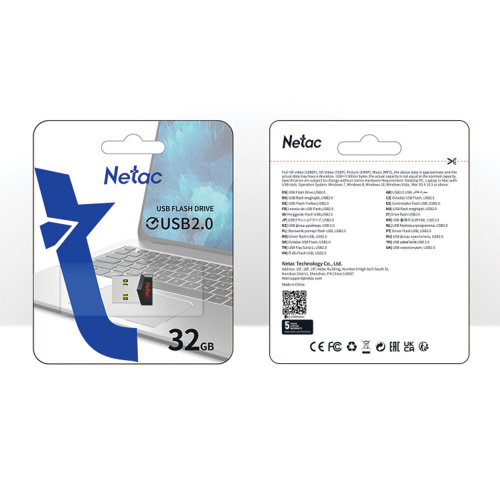 Флеш-диск 32 GB NETAC UM81, USB 2.0, черный, NT03UM81N-032G-20BK фото 4