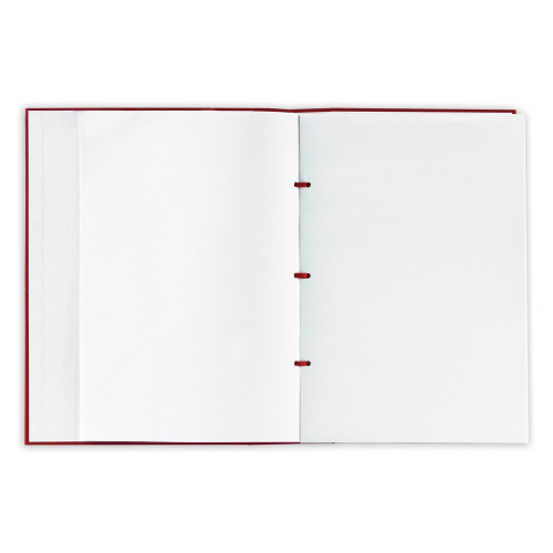 Папка для дипломного проекта STAFF, А4, 215х305 мм, жесткая обложка, бумвинил красный, 100 л. фото 5