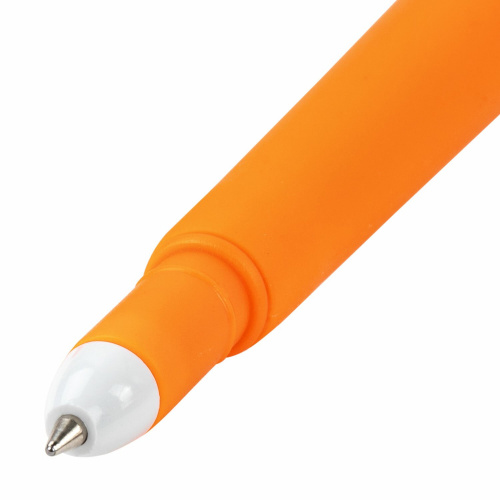 Ручка фигурная шариковая ЮНЛАНДИЯ "Морковка", пишущий узел 0,7 мм, синяя фото 8