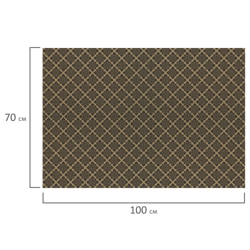 Бумага упаковочная крафт ЗОЛОТАЯ СКАЗКА "Kraft Geometric", 70х100 см, 5 дизайнов, 80 г/м2 фото 2