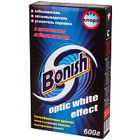 Средство для удаления пятен BONISH "Optic white effect", 600 г, без хлора