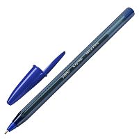 Ручка шариковая BIC "Cristal Exact", узел 0,7 мм, линия письма 0,28 мм, корпус тонированный, синяя