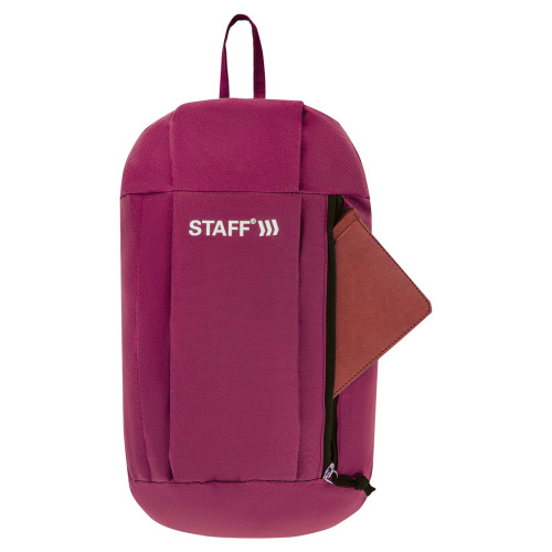 Рюкзак STAFF AIR, 40х23х16 см, компактный, бордовый фото 6