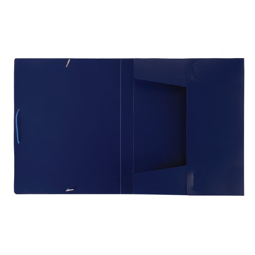 Папка-короб на резинках BRAUBERG, 30 мм, синяя фото 7