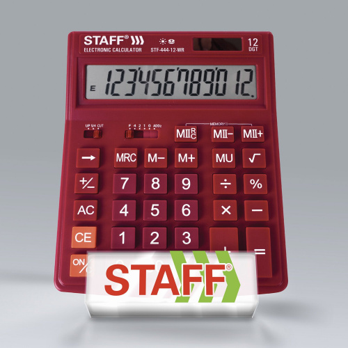 Подставка для калькуляторов STAFF, рекламная 90 мм фото 2