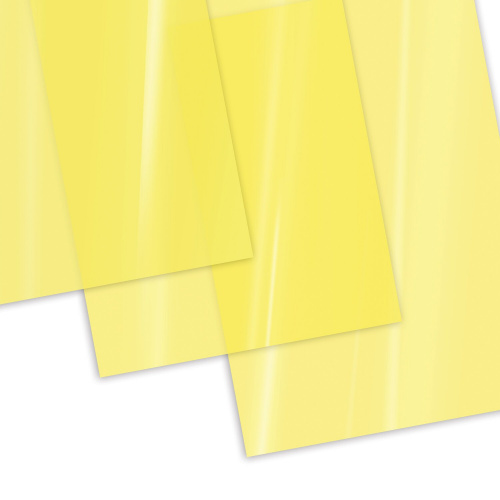 Обложки пластиковые для переплета BRAUBERG, А4, 100 шт., 150 мкм, прозрачно-желтые фото 9
