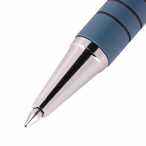 Ручка шариковая масляная автоматическая PILOT, корпус синий, линия письма 0,32 мм фото 2