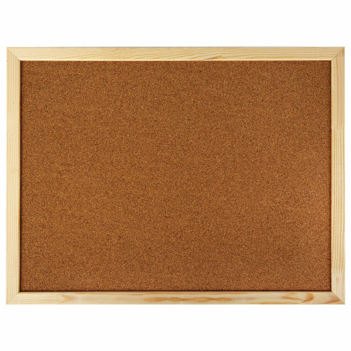 Доска пробковая для объявлений BRAUBERG, 45х60 см, деревянная рамка фото 7