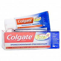 Зубная паста "Colgate" Total 12 Профессиональная Отбеливающая 75 мл