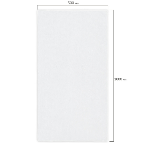 Салфетка из микрофибры суперплотная LAIMA HOME "WHITE ULTRA DENSE OVERCLOCK", 50х100 см, белая фото 7