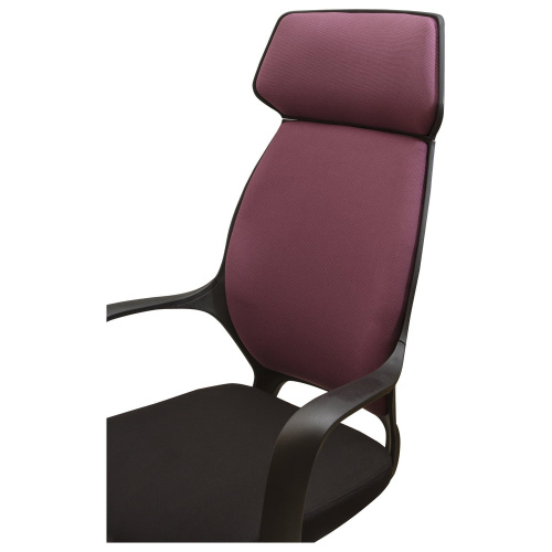 Кресло офисное BRABIX PREMIUM "Galaxy EX-519", ткань, черное/терракотовое фото 7