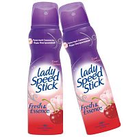 Дезодорант-антиперспирант спрей "Lady Speed Stick" Fresh&Essence Цветок вишни 150 мл