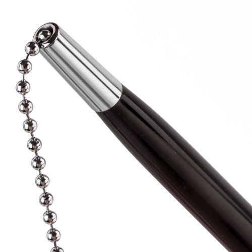 Ручка шариковая настольная BRAUBERG "Стенд-Пен Блэк2", корпус черный, линия письма 0,5 мм, синяя фото 6