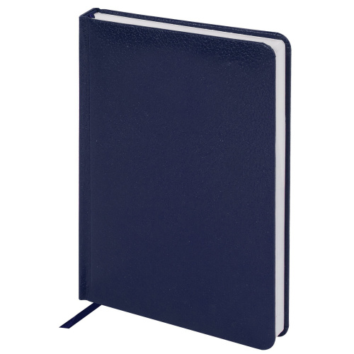 Ежедневник недатированный BRAUBERG "Profile", А6, 100x150 мм, балакрон, 136 л., синий фото 7