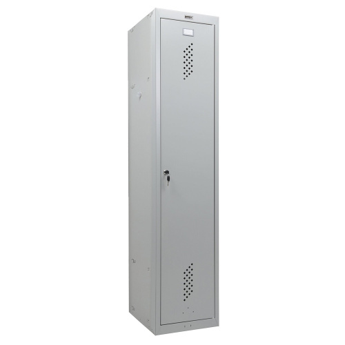 Шкаф металлический для одежды BRABIX "LK 11-40", 1 секция, 1830х400х500 мм, 20 кг, усиленный фото 2