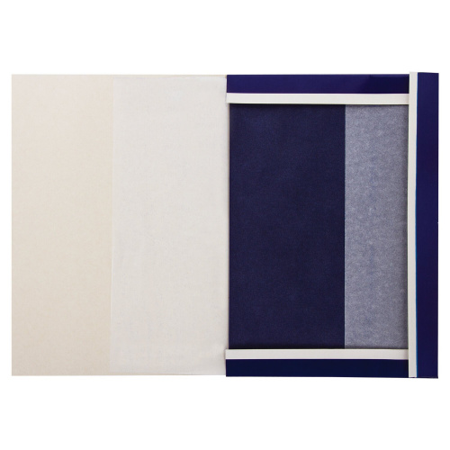 Бумага копировальная (копирка) BRAUBERG, А4, 50 л., синяя фото 5