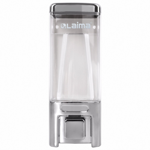 Диспенсер для жидкого мыла LAIMA, 0,48 л, хром, ABS-пластик, наливной фото 4