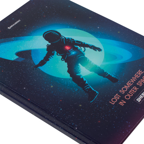Дневник BRAUBERG "Spaceman", 5-11 класс, 48 л., твердый, глянцевая ламинация, с подсказом фото 5