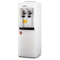 Кулер-водонагреватель AQUA WORK 0.7-LK/B, напольный, 2 крана, белый, без охлаждения