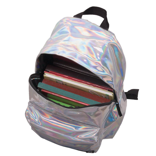 Рюкзак BRAUBERG "Винтаж", 20 литров, 41х32х14 см, универсальный, сити-формат, серебро фото 5