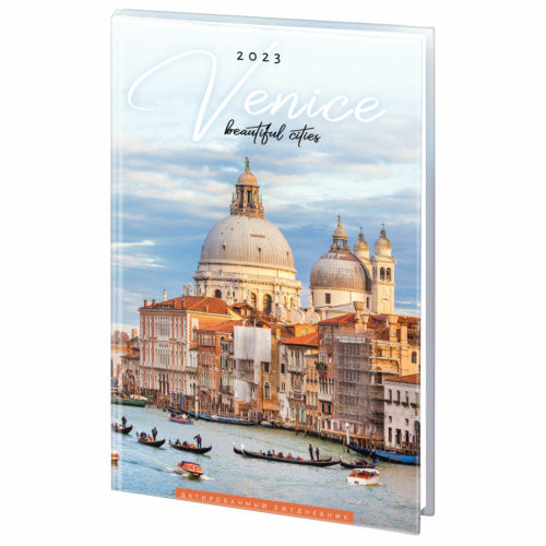 Ежедневник датированный на 2023 STAFF "Venice", 145х215 мм, А5, ламинированная обложка