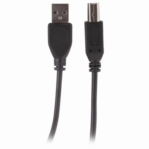 Кабель SONNEN Premium, USB 2.0 AM-BM, 3 м, медь, для периферии, экранированный, черный фото 4