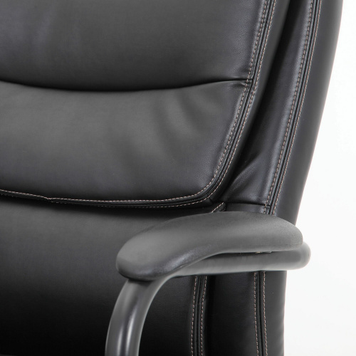 Кресло офисное BRABIX PREMIUM "Heavy Duty HD-004", до 200 кг, экокожа, черное фото 9